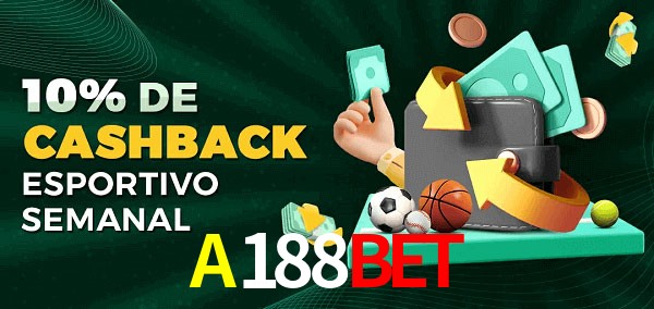 10% de bônus de cashback na A188BET