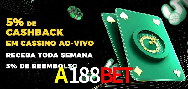 Promoções do cassino ao Vivo A188BET